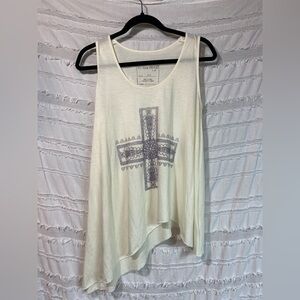 We the Free asymmetrical tank top
